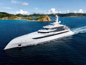 80m superyacht EXCELLENCE announces Christmas availability for Virgin Islands yacht charters