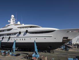 Repaint caps complete transformation for 60m Lurssen superyacht OASIS