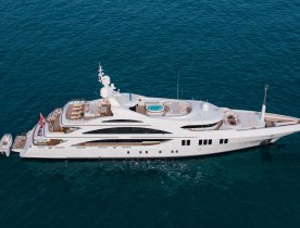 Escape to the Med for less with discounted rates onboard superyacht charter LA BLANCA