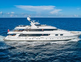 Luxury yacht formerly known as ‘Top Five’ renamed ‘Mi Amore’ and now for charter 