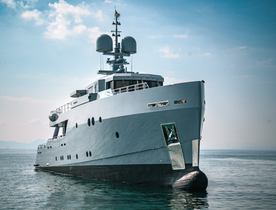 37M Aegean Yacht CARMEN joins Mediterranean charter fleet for Summer 2025 season