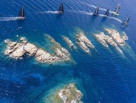 Sailing yachts set course for Sardinia ahead of 2019 Loro Piana Superyacht Regatta 
