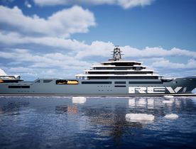 195M superyacht REV OCEAN on the move: The world's largest yacht for charter embarks on sea trials