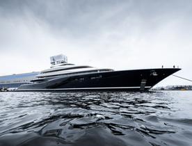 Feadship celebrates milestone launch of 119m fuel cell powered Project 821 