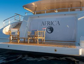 Freshly refit superyacht AFRICA joins charter fleet and offers vacations around the world