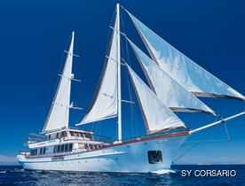 48m sailing yacht CORSARIO offers Croatian charter discount
