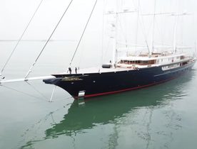 127m sailing yacht KORU spotted on sea trials