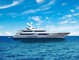 58m yacht W available for a last-minute Thanksgiving charter in the Caribbean