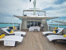 Superyacht SUNSHINE has Christmas Availability in the British Virgin Islands