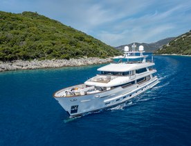 Embark on a Greece yacht charter with discounted rates onboard luxury yacht rental SUNRISE