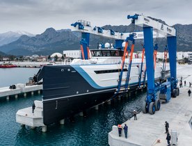 Latest Damen Yachting support vessel ‘Time Off’ launches in Turkey