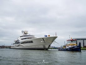 Largest Feadship superyacht launched: 110m ‘Feadship 1007’ hits the water