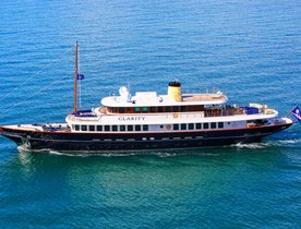 Bahamas charter availability this winter for classic 49m motor yacht CLARITY
