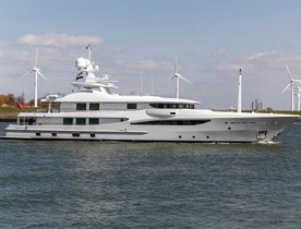 52m Amels superyacht GRACE completes four month refit