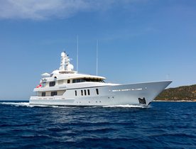 Escape on a last-minute reduced-rate Sardinia yacht charter with 52m superyacht charter ADVENTURE