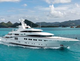 Caribbean special offer aboard 82m charter yacht SECRET