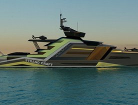 133m explorer concept with three-story nightclub and supercar display area