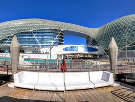 Superyachts on the scene for the Abu Dhabi Grand Prix 2019