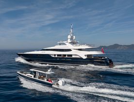 54m superyacht MISCHIEF available for Tahiti yacht charters 