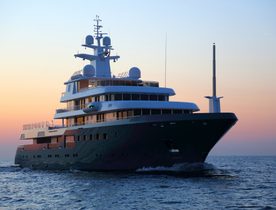 73m yacht PLANET NINE offers last remaining availability for Med charter