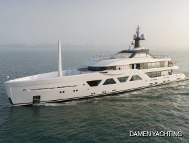 60m Amels Charter Yacht ALVA Leaves Vlissingen Ahead of Global Debut at MYBA Charter Show