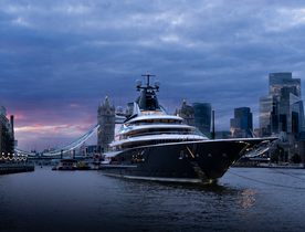 122M Superyacht Charter KISMET Returns To London
