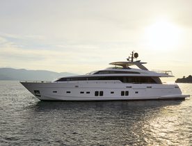 Brand new superyacht DINAIA opens for Greece yacht charters