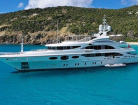 52m yacht LATITUDE: freshly refitted and available for thanksgiving charter in the Caribbean