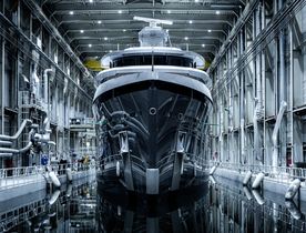 Feadship 55m explorer yacht SHINKAI leaves Aalsmeer shed