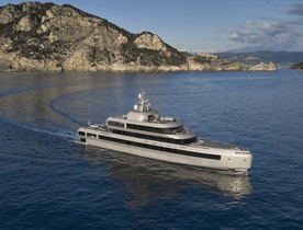72M Admiral Superyacht GECO by Giorgio Armani Joins Mediterranean Yacht Charter Fleet Ahead Of Imminent Launch