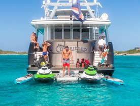 Learn to Scuba Dive in the Caribbean aboard Crescent Luxury Yacht UNBRIDLED