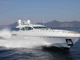 Mangusta charter yacht VENI VIDI VICI announces 15% discount for September West Mediterranean yacht charters