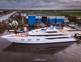 Feadship 819 (aka Project Galina) officially launched