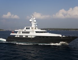 Last-minute Mediterranean charter availability for 49m motor yacht CYAN 