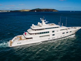Freshly refitted 74.5m superyacht LADY E available for Australia charters for NYE