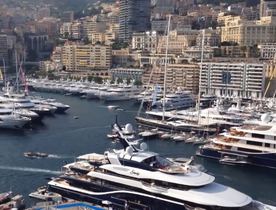 Video - Views over Monaco Yacht Show from Charter Yacht ATHENA
