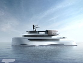 Glass cube center to new superyacht concept