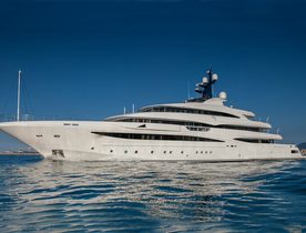 74m superyacht LADY JORGIA available for Thanksgiving charter in the Caribbean