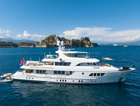 Celebrate Greek Easter aboard superyacht rental SERENITY with Special Rates on Greece yacht charters