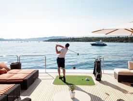 A hole in one: superyacht golf