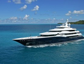 Luxury charter yacht AMARYLLIS available for balmy vacations in the Bahamas
