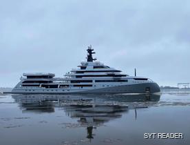 110M Lürssen Superyacht O3 On The Move For Latest Set Of Sea Trials 