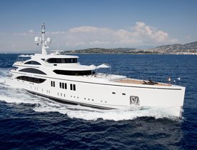 Impressive 63m motor yacht 11/11 offers summer charters in the Balearics
