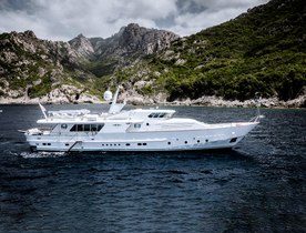 Last chance to charter 31m motor yacht VESPUCCI in the Mediterranean