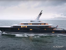 Watch: Feadship's groundbreaking largest yacht Project 821 completes first sea trials