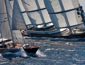 Charter yachts head to Sardinia for Perini Navi Cup 2018