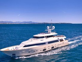 Custom Line superyacht BEST OFF joins West Mediterranean yacht charter fleet