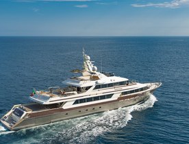 Recently refitted 46m motor yacht CLOUD ATLAS (formerly INEKE IV) now available for Mediterranean charter