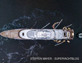 First look at 102m Lurssen superyacht JASSJ as she launches in Germany
