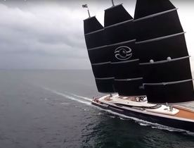 Video: Supeyacht Black Pearl Under Sail